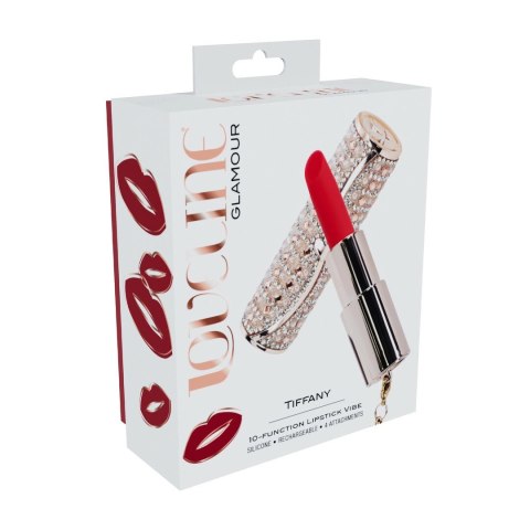 Loveline Shots Tiffany model Lipstick Pink - urządzenie wielofunkcyjne z 4 końcowkami