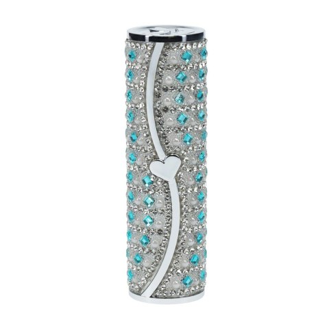 Loveline Tiffany Model Blue - Kompaktowy masażer z 4 nakładkami