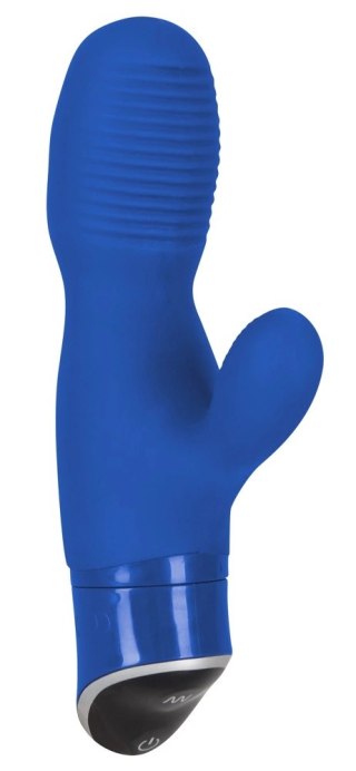 Pepper Parties Brother Louie niebieski model z 2 silnikami silikonowy 18 cm