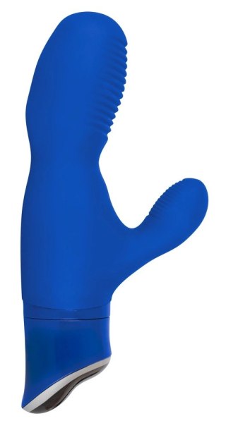 Pepper Parties Brother Louie niebieski model z 2 silnikami silikonowy 18 cm