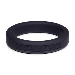 Perfect Fit Hefty Ring Classic silikonowy pierścień 4,4 cm czarny