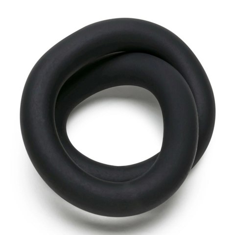 Perfect Fit Silicone Hefty Wrap Ring regulowany czarny 22,9 cm