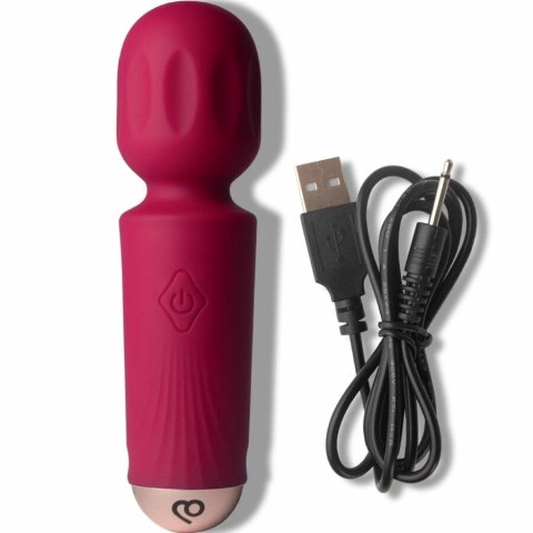 Rocks-Off Azalia Mini Rożdżka Wibracyjna 16 Trybow, Czerwona, USB, 11,5 cm