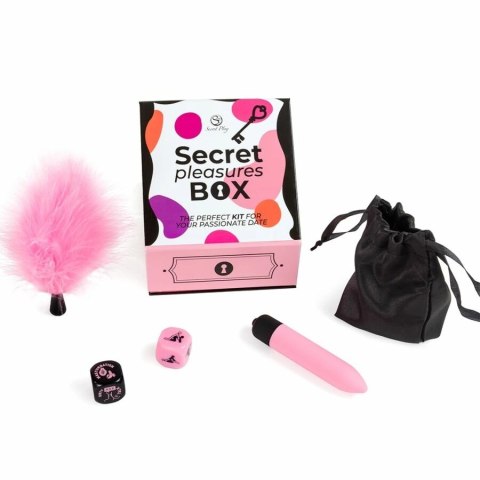 Secret Play Zestaw Dla Par - Akcesoria, Kostki Gry, Wibracyjna Kula, Piorko