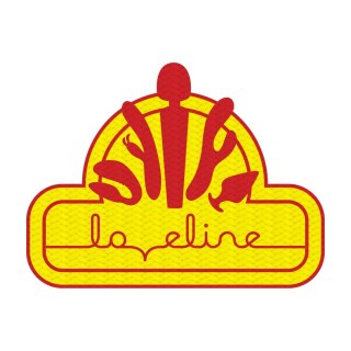 Shots Woven Badge Loveline - personalizowana naszywka tekstylna