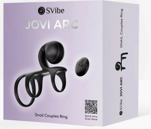 Snail Vibe Jovi Arc Noir Haze - Pierścień z systemem ArcFit, 3 rozmiary