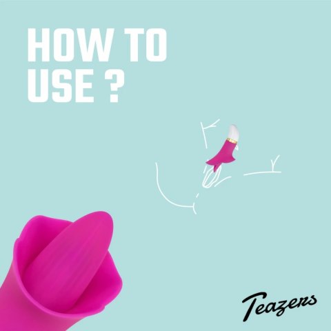 Teazers Flower Touch model wibrujący silikonowy rożowy 10 trybow