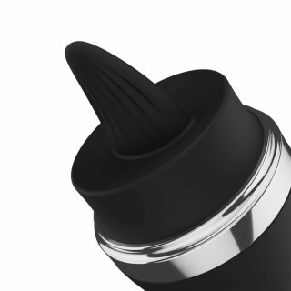 Teazers Mini Tongue Vibrator Black - kompaktowy masażer silikonowy USB