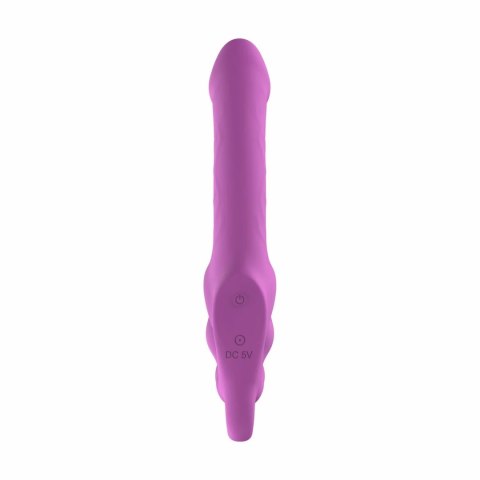Teazers Strapless Strap-On Pink - System bezpaskowy z wibracjami i pilotem