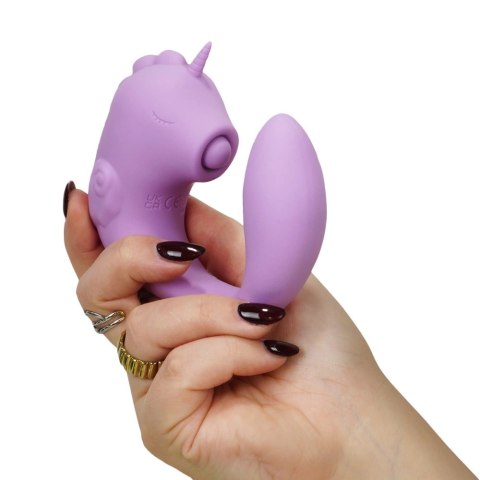 Unihorn C-Horse Marina Lilac - dwusilnikowy model silikonowy fioletowy