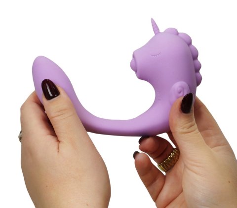 Unihorn C-Horse Marina Lilac - dwusilnikowy model silikonowy fioletowy
