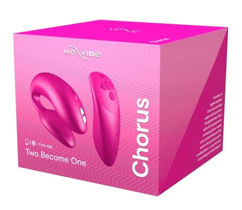 We-Vibe Chorus Cosmic Pink - zaawansowany model parowy, 10 trybow, rożowy