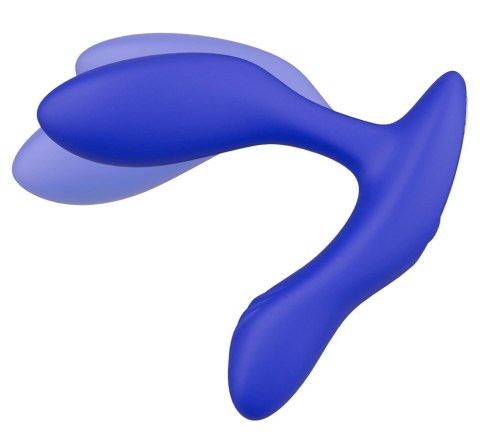 We-Vibe Vector+ Royal Blue - anatomiczny masażer zdalnie sterowany, 10 trybow