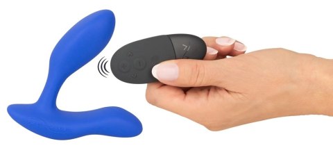 We-Vibe Vector+ Royal Blue - anatomiczny masażer zdalnie sterowany, 10 trybow