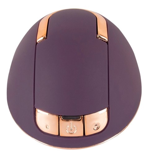Belou Rotating Vulva Ma - wielofunkcyjny masażer z 2 silnikami, USB, czarny