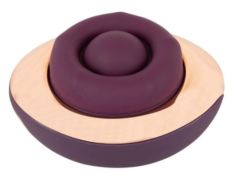 Belou Rotating Vulva Ma - wielofunkcyjny masażer z 2 silnikami, USB, czarny