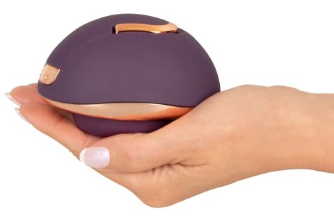 Belou Rotating Vulva Ma - wielofunkcyjny masażer z 2 silnikami, USB, czarny