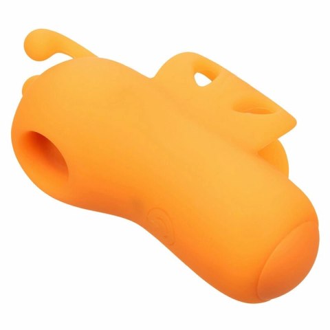 CalExotics Neon Vibes Buzzing Vibe Finger - stymulator palcowy, pomarańczowy, 10 trybow