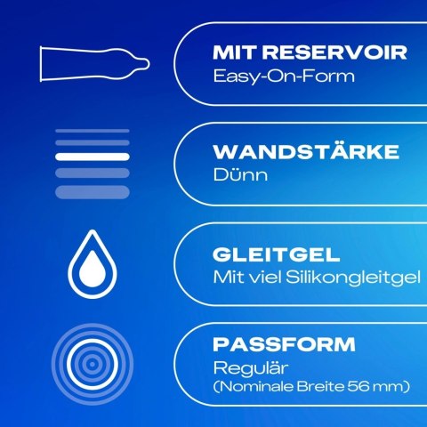 Durex Gefuhlsecht Extra Feucht 10 szt. anatomiczne, silnie nawilżane