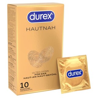 Durex Hautnah 10 sztuk - ultracienkie prezerwatywy anatomiczne