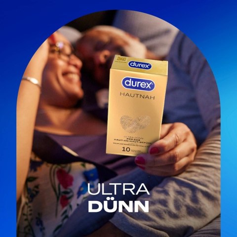 Durex Hautnah 10 sztuk - ultracienkie prezerwatywy anatomiczne
