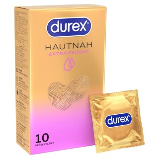 Durex Hautnah Extra Feucht 10 szt. - ultracienkie, silnie nawilżane