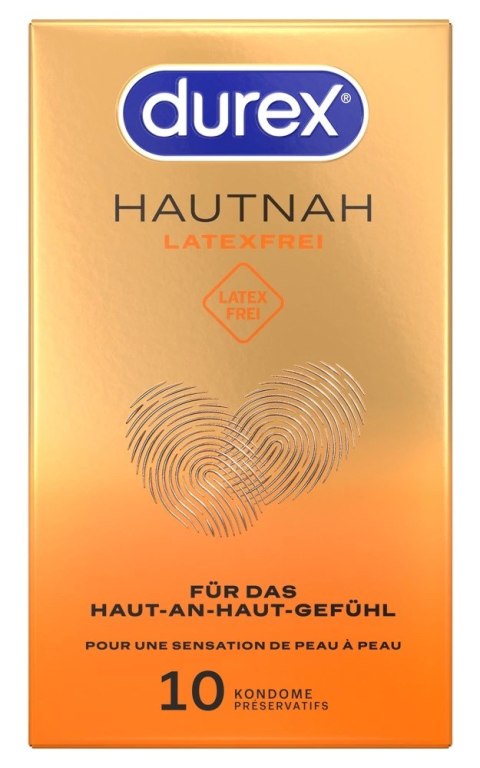 Durex Hautnah Latexfrei 10 szt. anatomiczne prezerwatywy bez lateksu