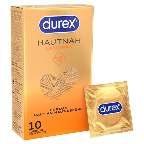 Durex Hautnah Latexfrei 10 szt. anatomiczne prezerwatywy bez lateksu