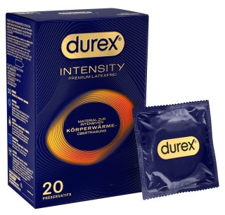 Durex Intensity 20 szt. - precyzyjne prezerwatywy bez lateksu, ultra cienkie