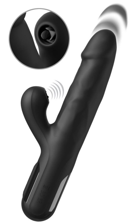Fetish Fantasy Series Sonix Thruster silikonowy, wielofunkcyjny, czarny 22 cm