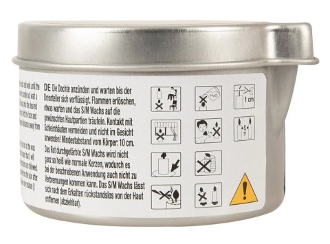 HOT S/M Kerze Candle 100ml - świeca do masażu ciała, biała