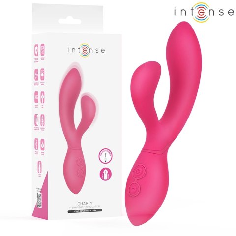 INTENSE Charly stymulator wibracyjny przegubowy, 7 trybow, silikon