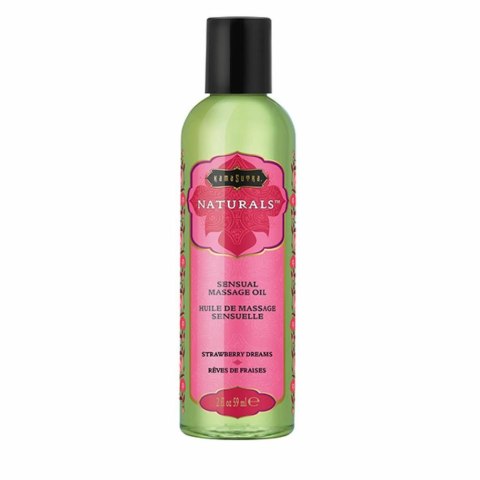 Kama Sutra Naturals Massage Oil Truskawka 59ml - Olejek do masażu