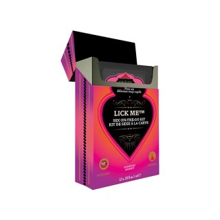 Kama Sutra Sex To Go Kits Lick Me - Zestaw mini środkow nawilżających smakowych