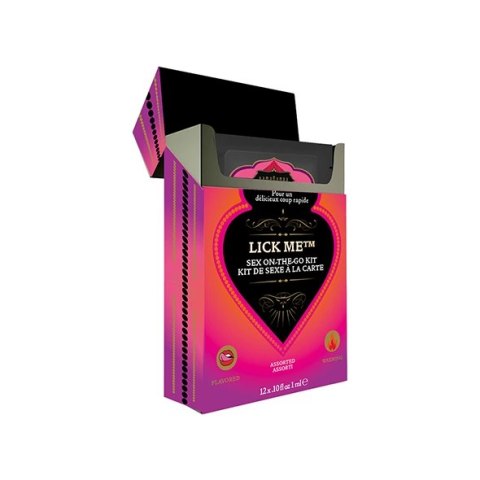 Kama Sutra Sex To Go Kits Lick Me - Zestaw mini środkow nawilżających smakowych