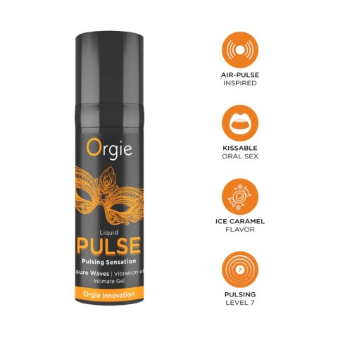 LIQUID PULSE - PULSING SENSATION INTIMATE GEL - 15 ML