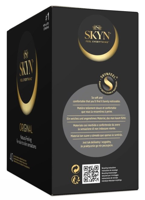Manix SKYN Original 40 szt. - prezerwatywy bez lateksu, ultra-cienkie