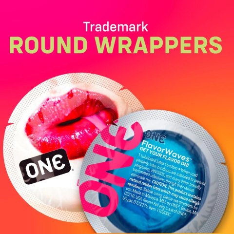 ONE Flavor Waves prezerwatywy smakowe zestaw 12 sztuk rożne smaki