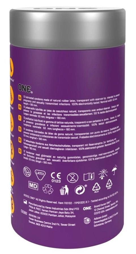 ONE Mixed Pleasures Zestaw Prezerwatyw 12 szt. Rożne Rodzaje