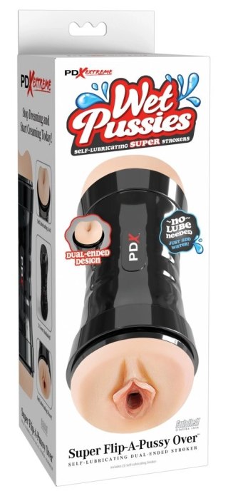 PDX Extreme Super Flip-A-Pussy podwojna maszyna intymna 26 cm