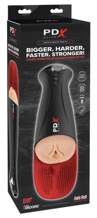 PDX Elite Fuck-O-Matic Pro XL Light - maszyna intymna XL z masażerem