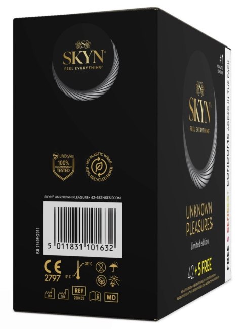 SKYN Unknown Pleasures Mix 42+5 Szt. Lateksowe Bez Lateksu Rożne Typy