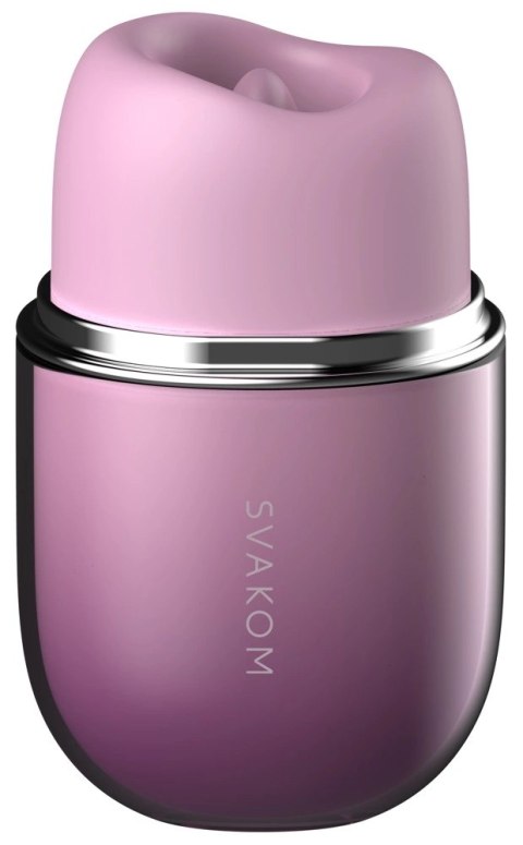 SVAKOM Klitty Dusty Lavender - kompaktowy model z funkcją ssania i lizania