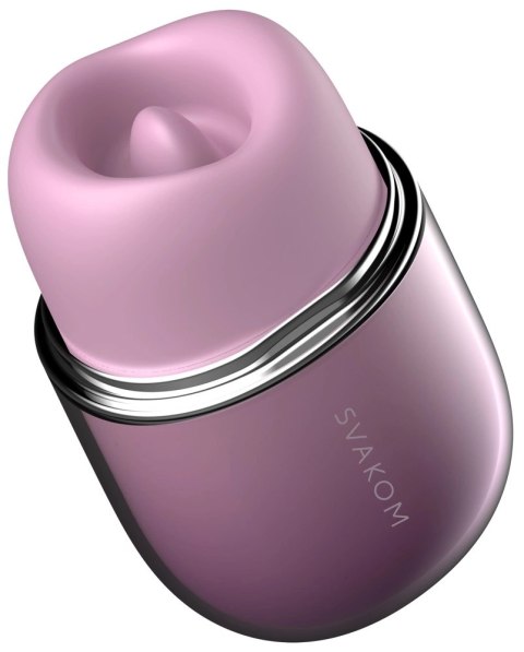 SVAKOM Klitty Dusty Lavender - kompaktowy model z funkcją ssania i lizania