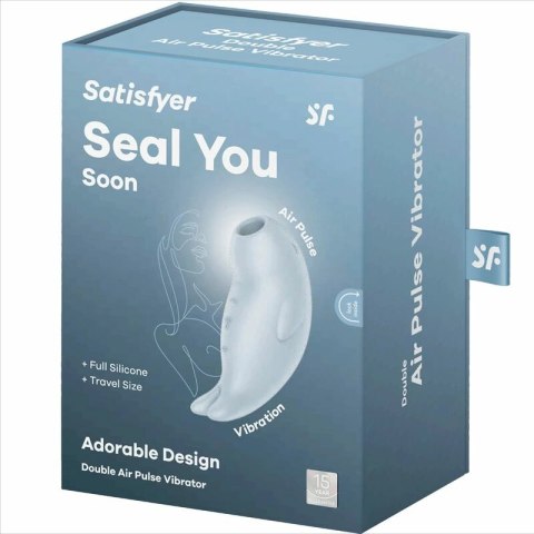 Satisfyer Seal You Soon Air Pulse - kompaktowy model z funkcją pulsacji powietrza
