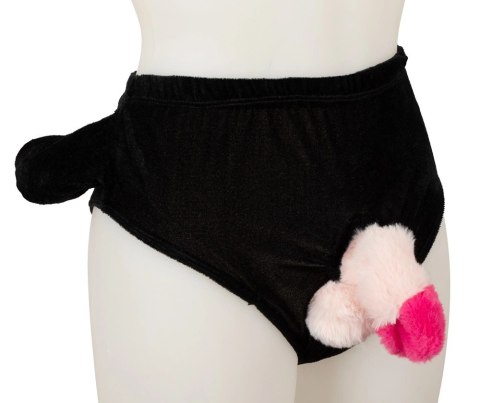 Svenjoyment Briefs Czarny Model z Nadmuchiwanym Elementem Dekoracyjnym One Size