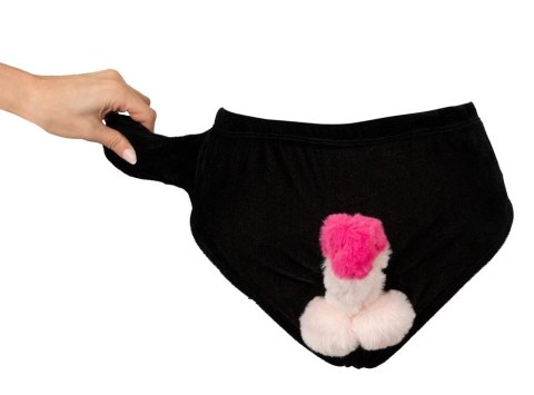 Svenjoyment Briefs Czarny Model z Nadmuchiwanym Elementem Dekoracyjnym One Size