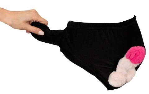 Svenjoyment Briefs Czarny Model z Nadmuchiwanym Elementem Dekoracyjnym One Size