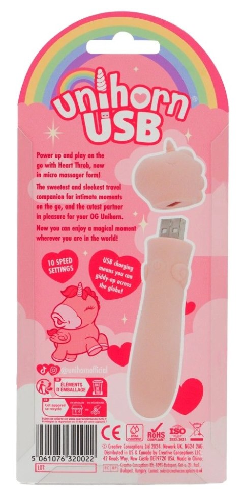 Unihorn Heart Throb Mini - kompaktowy model USB w kształcie jednorożca