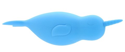 Unihorn Narwhal - Dwufunkcyjny stymulator łechtaczki z silikonu, 14,3 cm